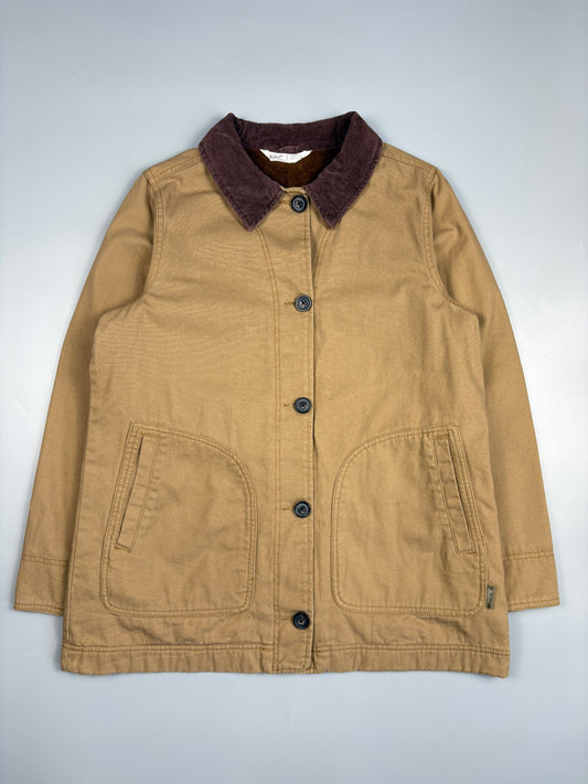 1990s Woolrich Corduroy Collar Beige Field Jacket (M)