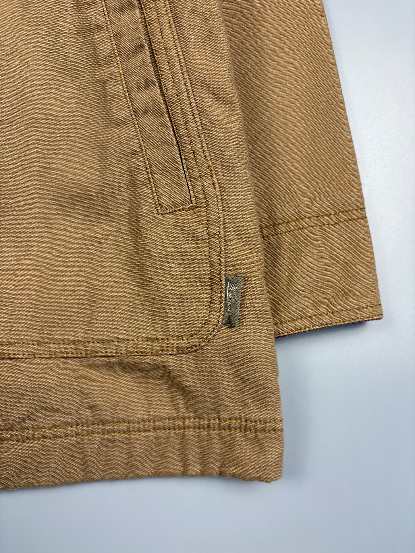 1990s Woolrich Corduroy Collar Beige Field Jacket (M)