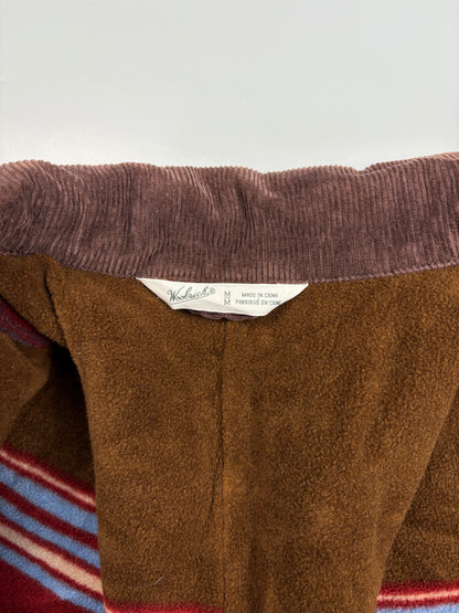 1990s Woolrich Corduroy Collar Beige Field Jacket (M)