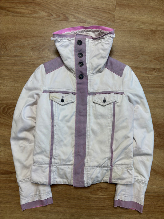 Diesel Industry 2000s Light Pink Technical Jacket (women's M)