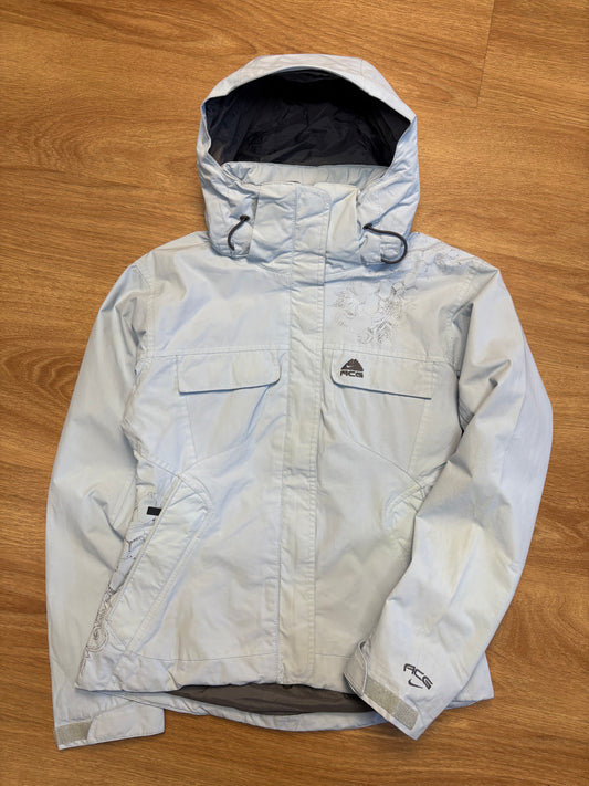 Nike ACG 2000s Baby Blue Rain Jacket (women's XS)