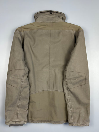 2000s G-Star Khaki Stone Utility Canvas Jacket (L)