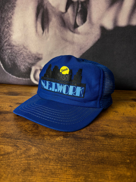 Vintage Oceanside Navy Blue Trucker Hat