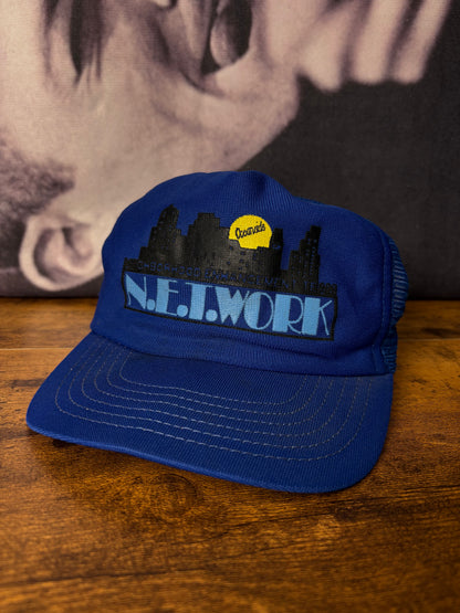 Vintage Oceanside Navy Blue Trucker Hat