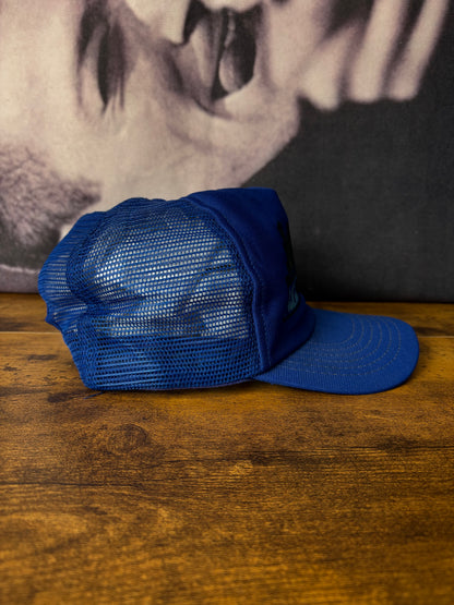 Vintage Oceanside Navy Blue Trucker Hat