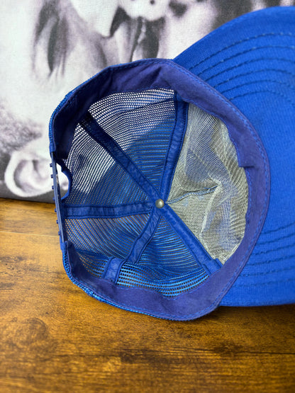 Vintage Oceanside Navy Blue Trucker Hat