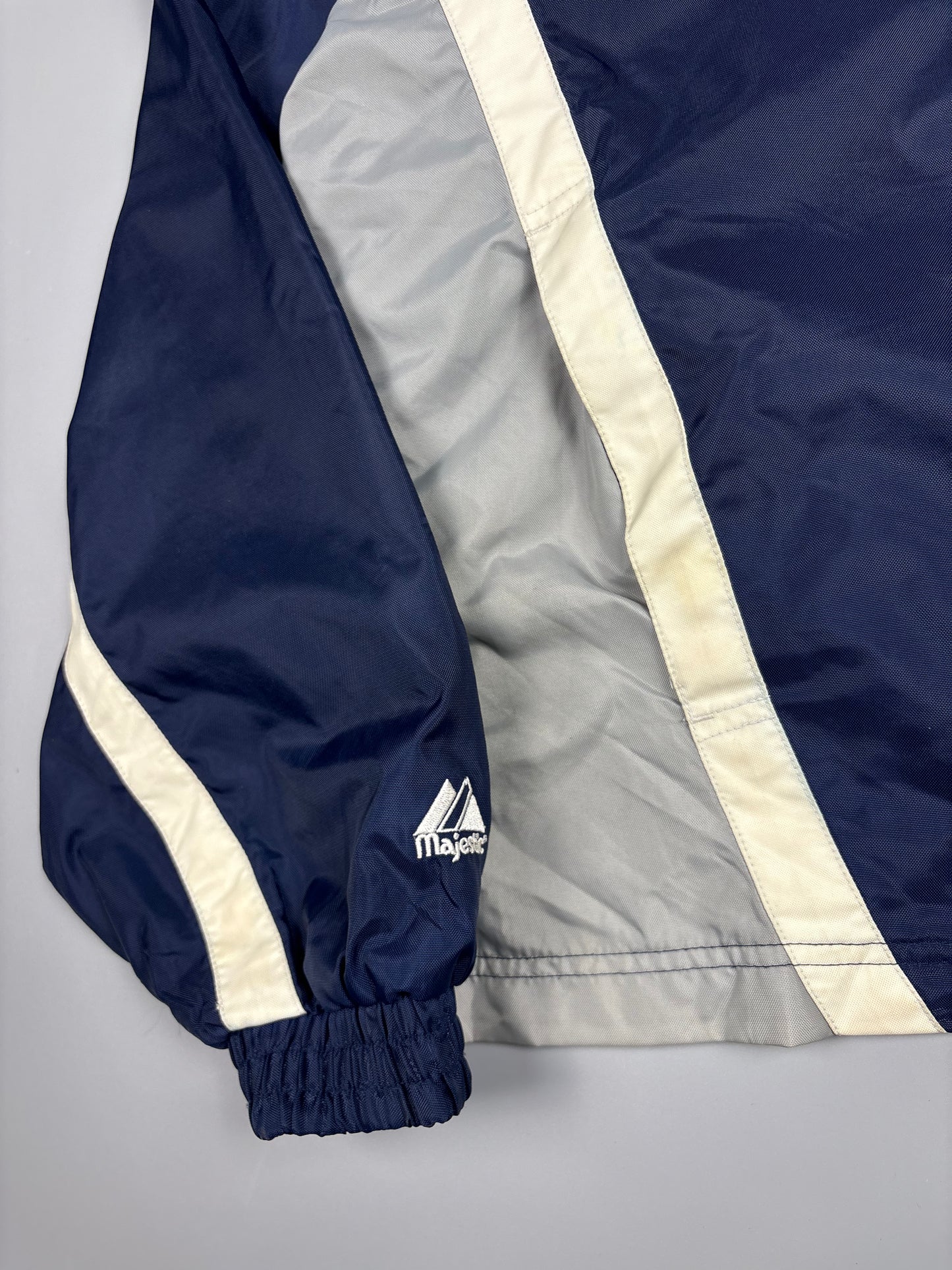 2000s New York Yankees Navy Blue Track Jacket (XL)