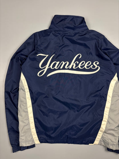 2000s New York Yankees Navy Blue Track Jacket (XL)