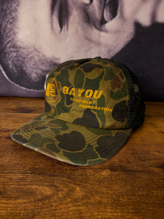 Vintage Camouflage 90s Mesh Trucker Hat