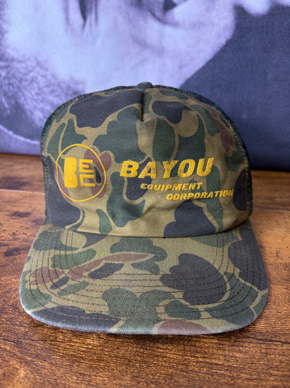 Vintage Camouflage 90s Mesh Trucker Hat