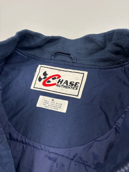 1990s Nascar Monte Carlo Navy Bomber Jacket (XL)