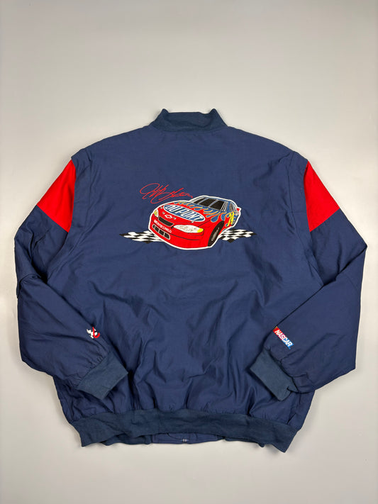 1990s Nascar Monte Carlo Navy Bomber Jacket (XL)