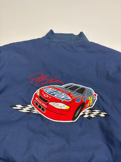 1990s Nascar Monte Carlo Navy Bomber Jacket (XL)