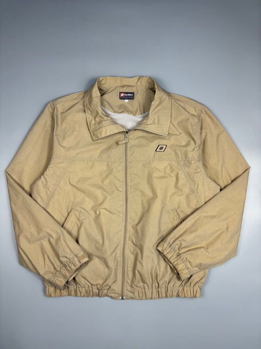 1990s Lotto Italia Cream / Beige Track Jacket (L)