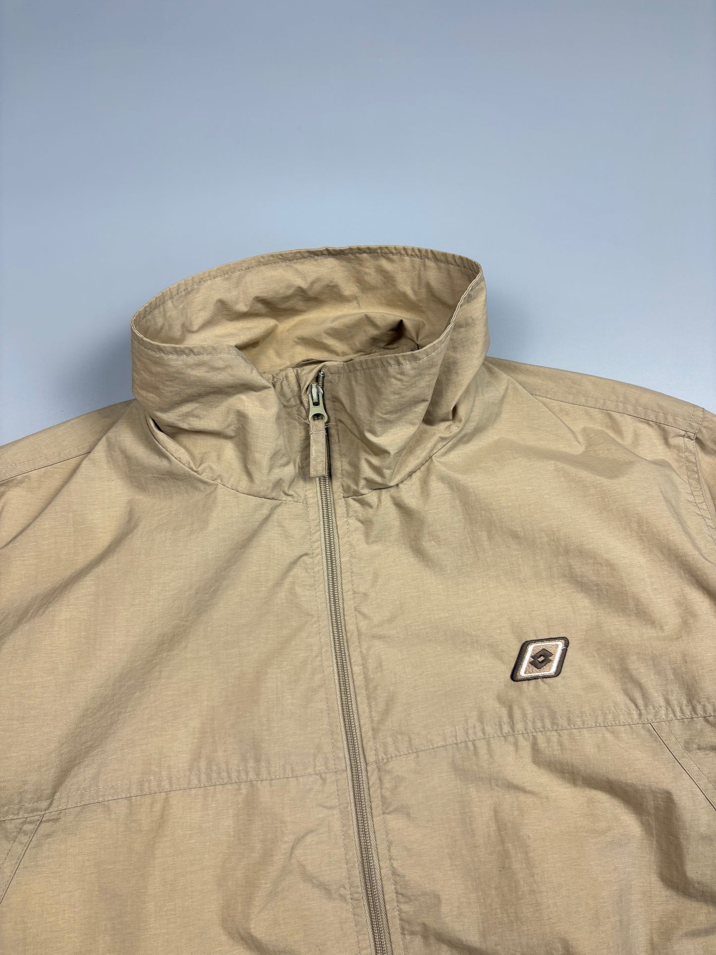 1990s Lotto Italia Cream / Beige Track Jacket (L)