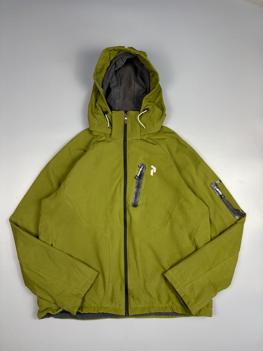2000s Peak Performance Outdoors Green Soft Shell Jacket (L)