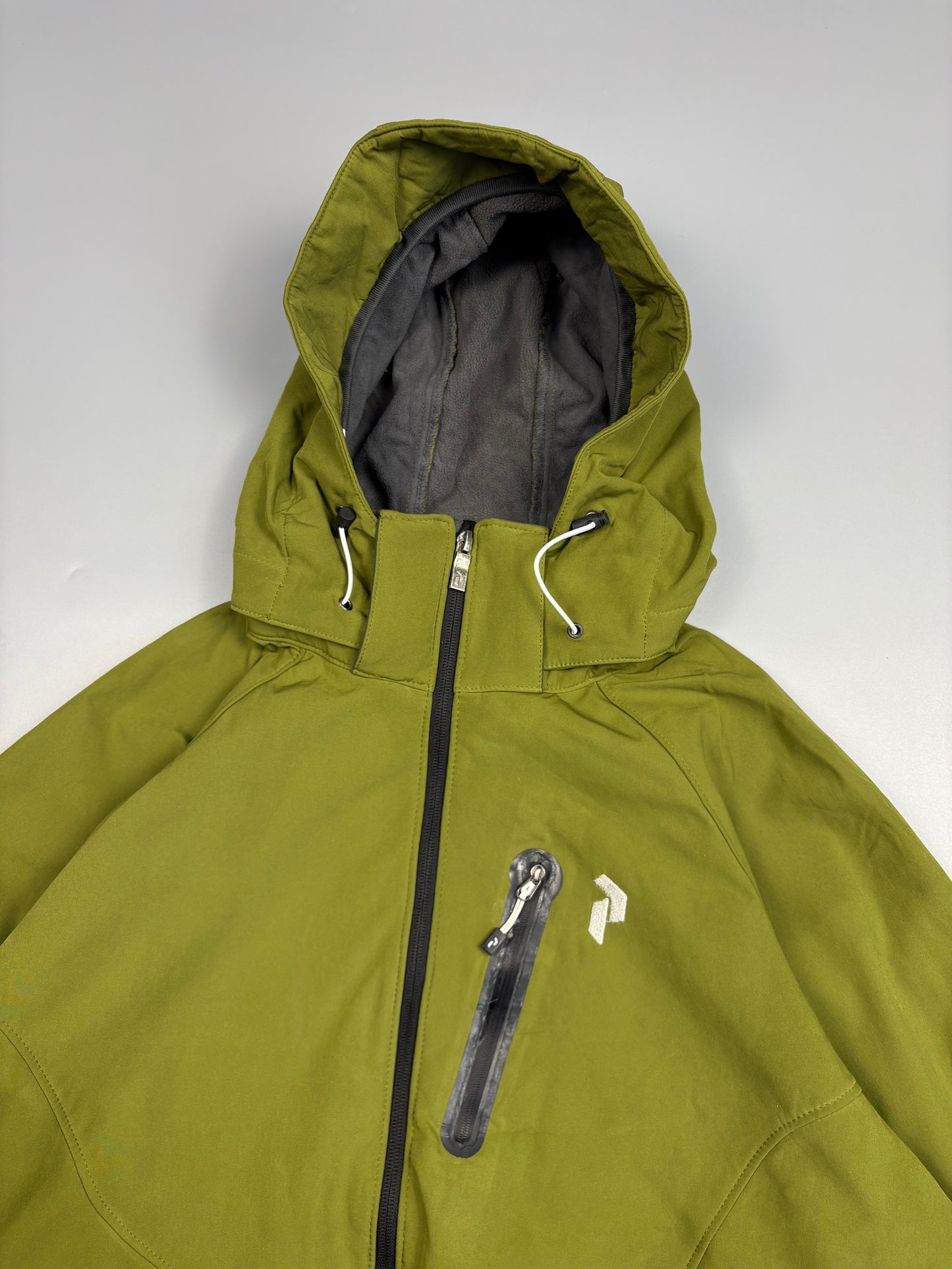 2000s Peak Performance Outdoors Green Soft Shell Jacket (L)