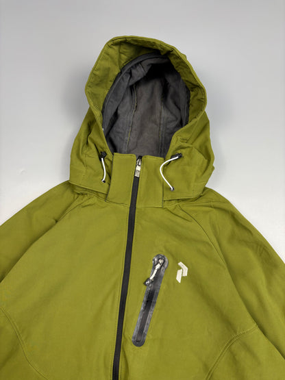 2000s Peak Performance Outdoors Green Soft Shell Jacket (L)