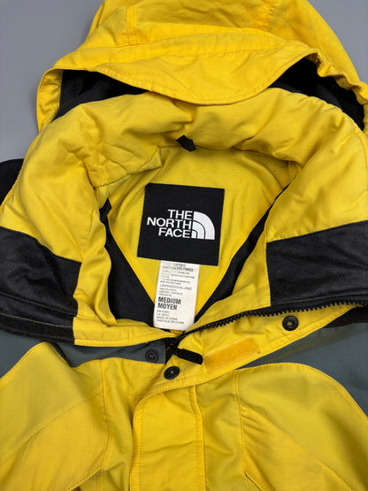 1990s North Face Extreme Yellow + Black Parka Jacket (M)