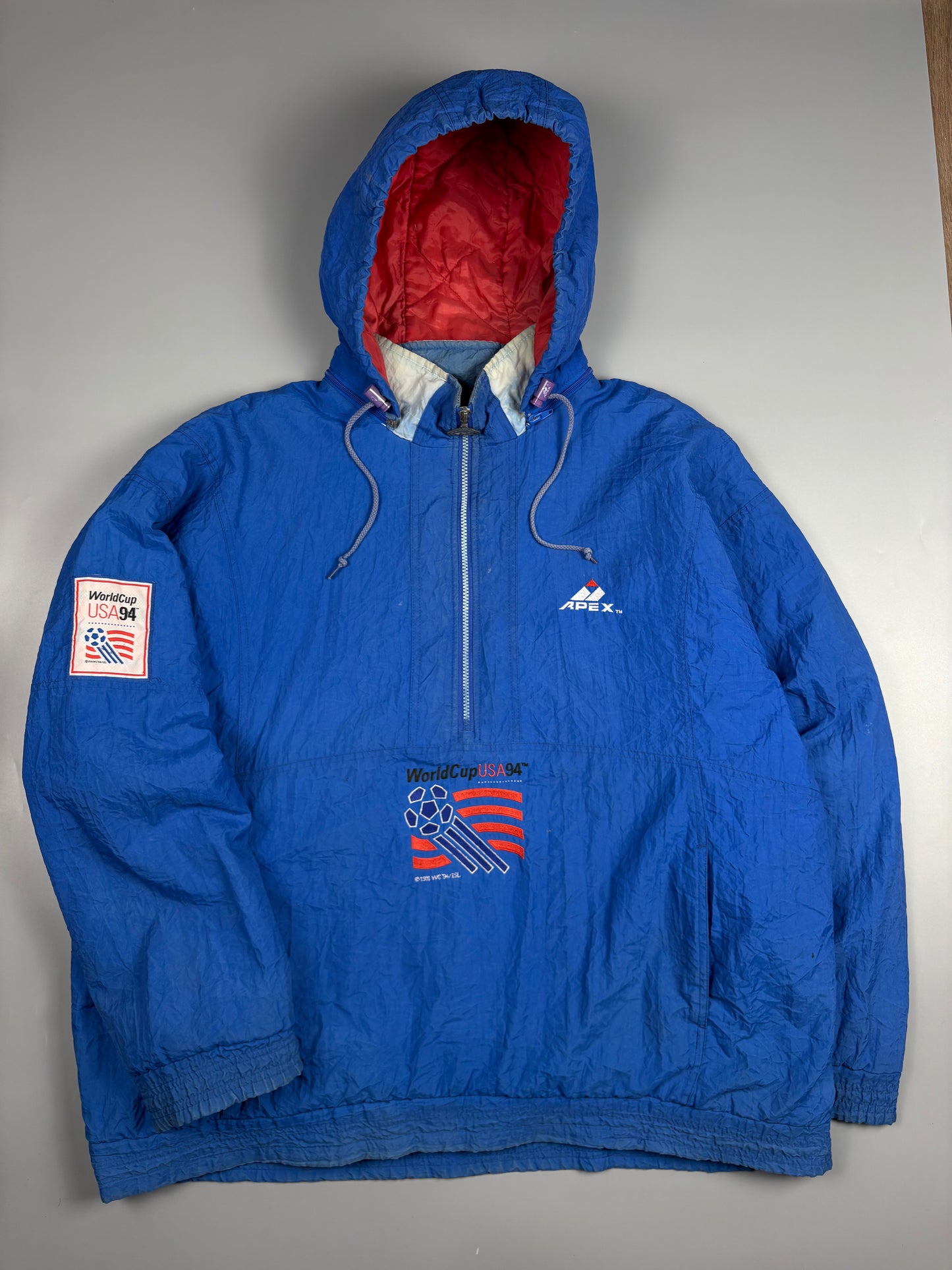1994 World Cup USA Apex One Blue Starter Jacket (XL)