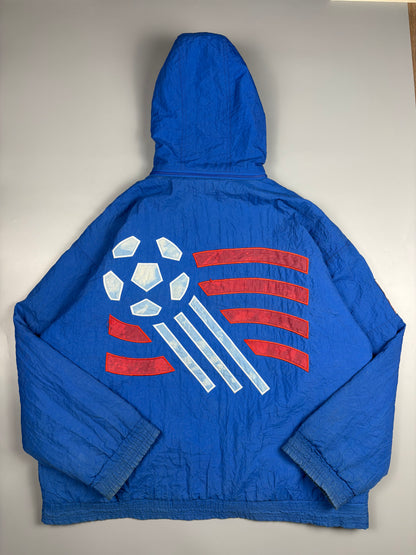1994 World Cup USA Apex One Blue Starter Jacket (XL)