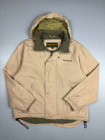 1990s Timberland Weathergear Beige Rain Jacket (S)