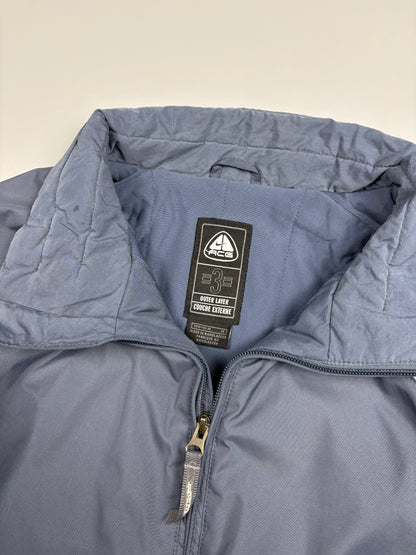 2000s Nike ACG Navy + Baby Blue Windbreaker (women's M)