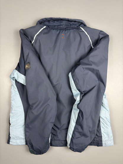 2000s Nike ACG Navy + Baby Blue Windbreaker (women's M)