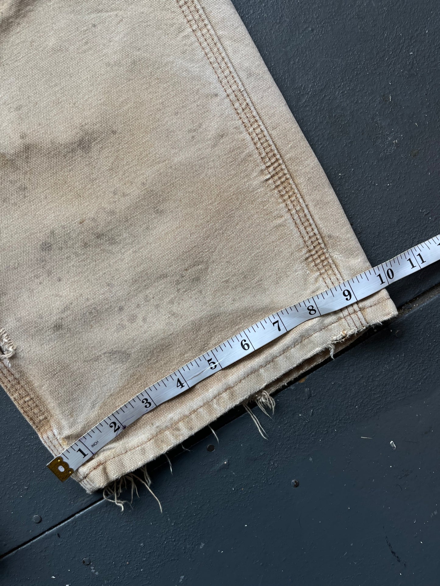 Vintage Carhartt Double Knee Baggy Sand Trousers  [38x32]