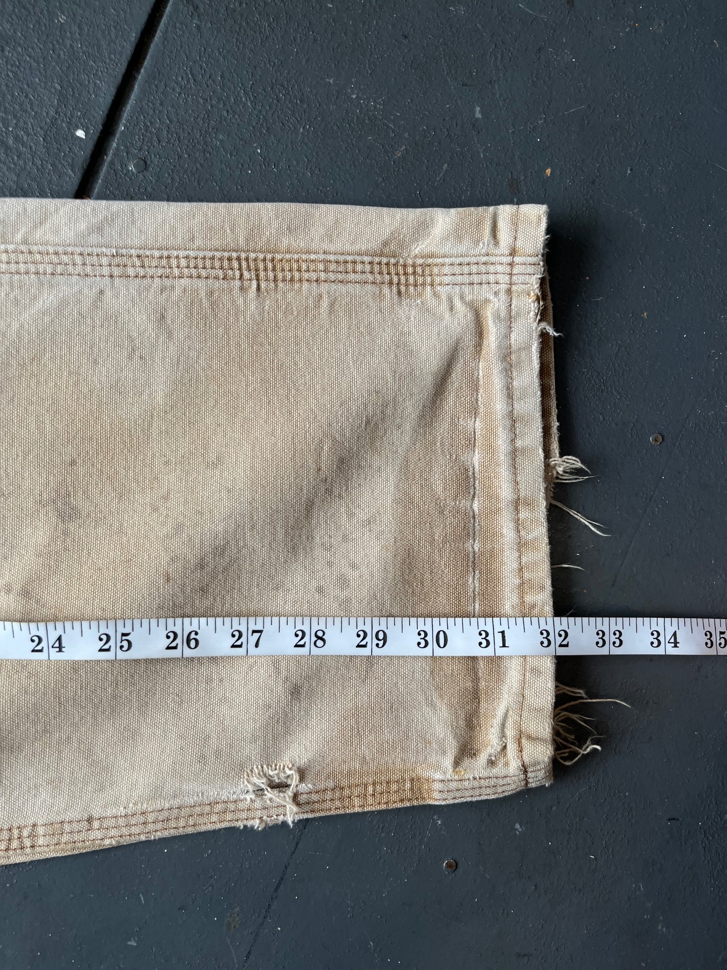 Vintage Carhartt Double Knee Baggy Sand Trousers  [38x32]