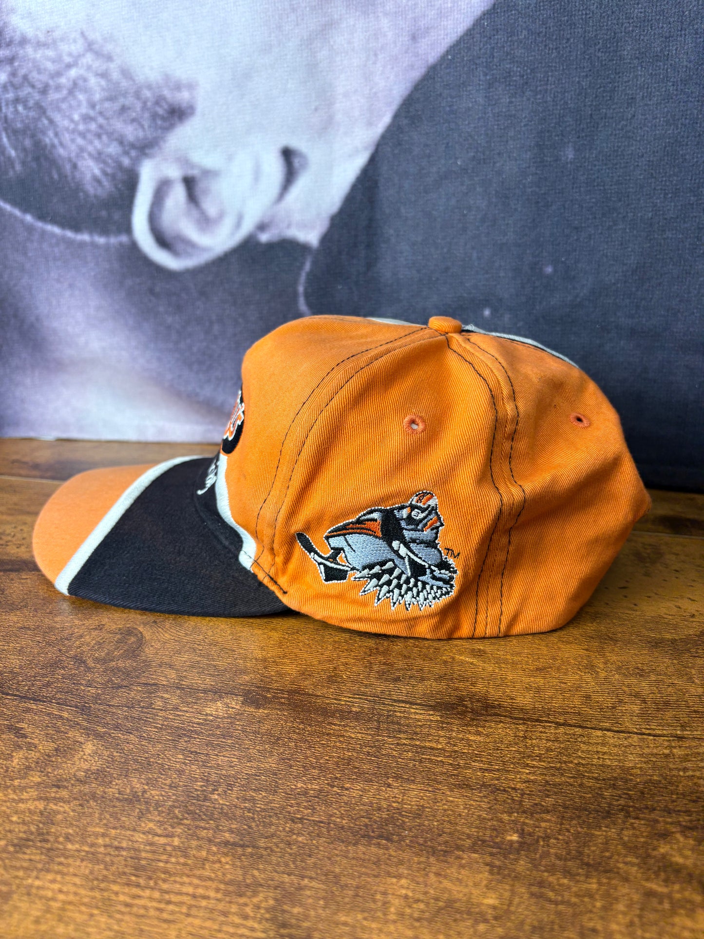 Vintage Racing Orange + Black Trucker Hat