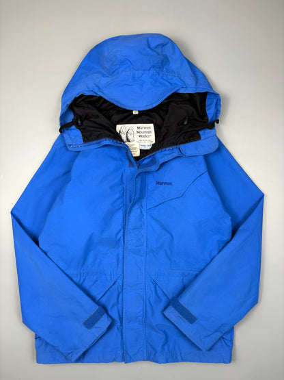 1990s Marmot Mountain Works Royal Blue Gore-Tex Jacket (women's XS)