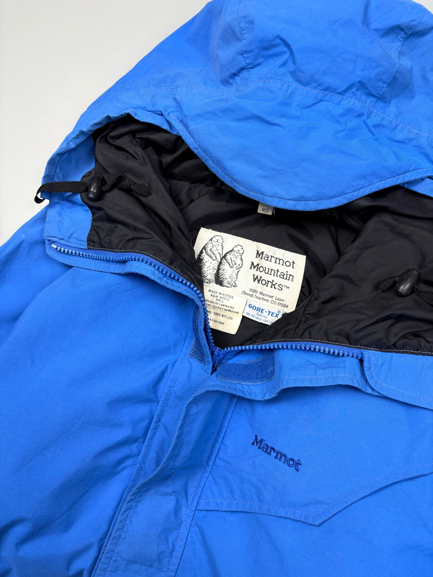 1990s Marmot Mountain Works Royal Blue Gore-Tex Jacket (women's XS)