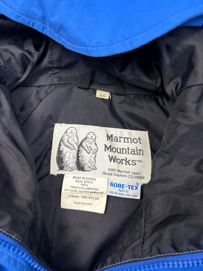 1990s Marmot Mountain Works Royal Blue Gore-Tex Jacket (women's XS)