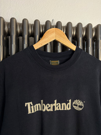 Vintage Timberland Weathergear 90s Black T-shirt (L)