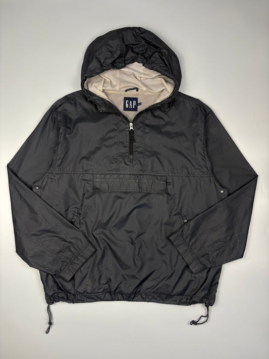 2000s GAP Technical Black Quarter Zip Jacket (L)