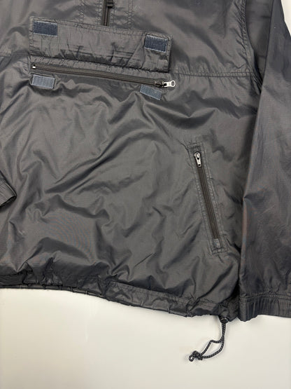 2000s GAP Technical Black Quarter Zip Jacket (L)