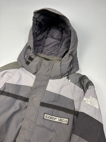 1990s North Face Steep Tech Grey Mountain Jacket (XL)