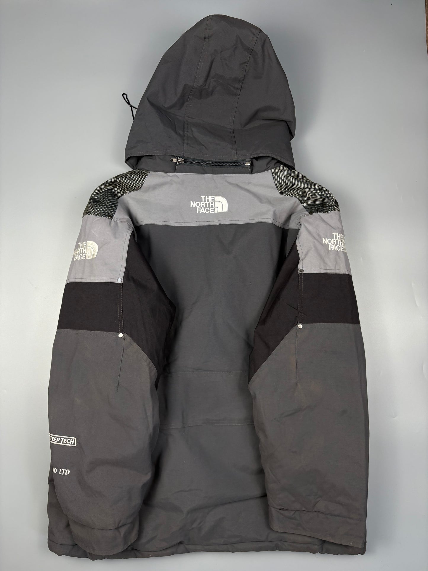 1990s North Face Steep Tech Grey Mountain Jacket (XL)
