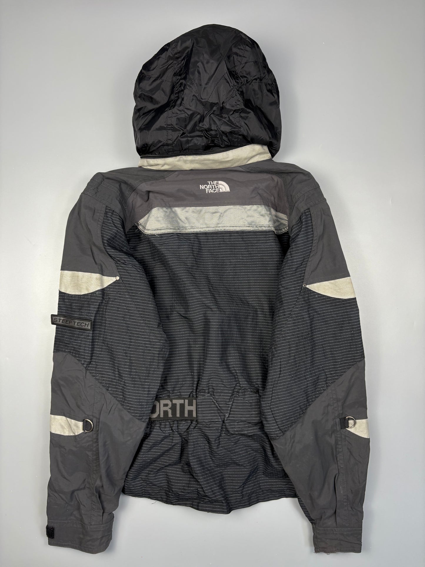 1990s North Face Steep Tech Grey Mountain Jacket (women's M)