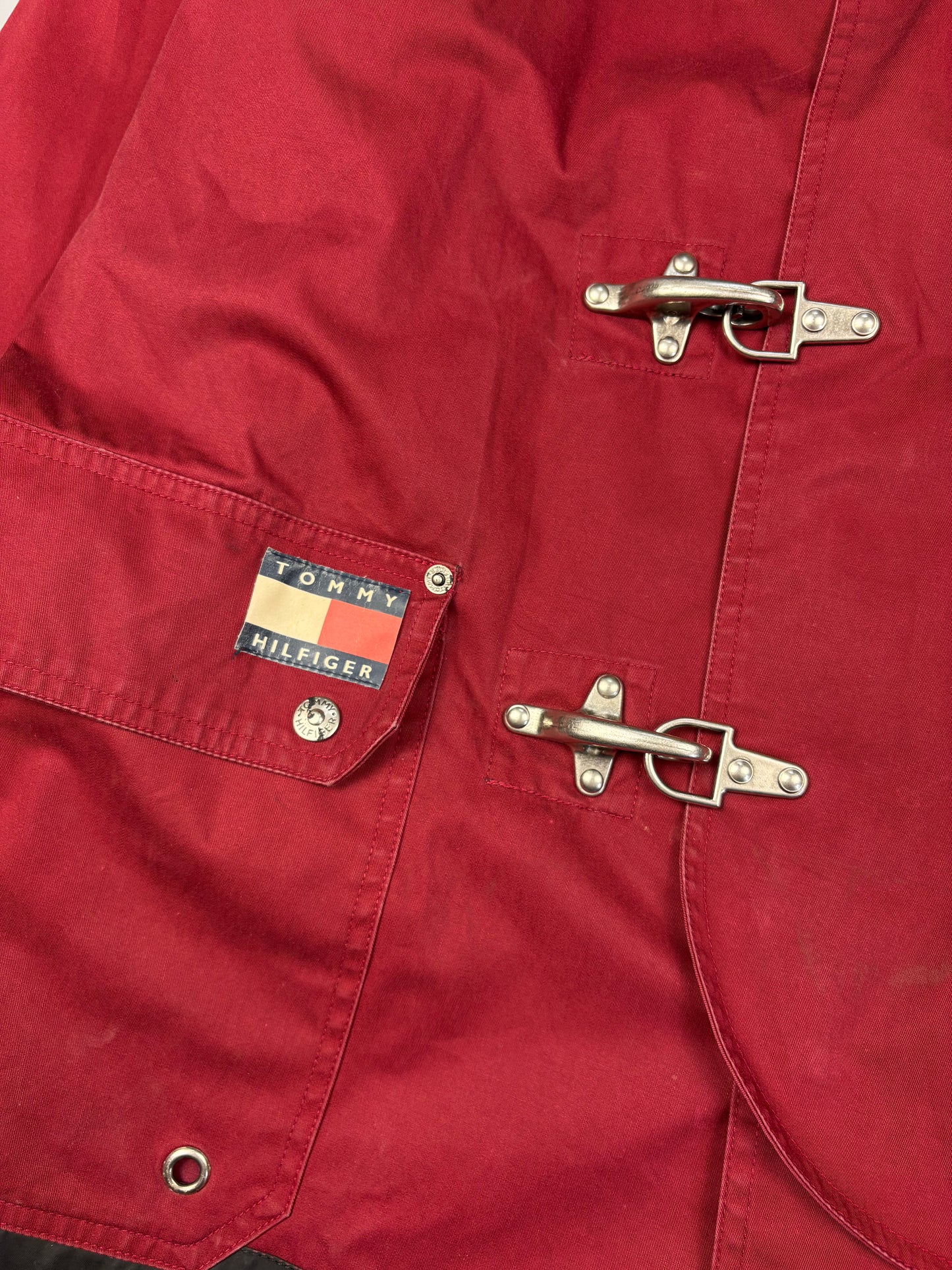 1990s Tommy Hilfiger Martime Expedition Fireman Clasp Jacket (M)