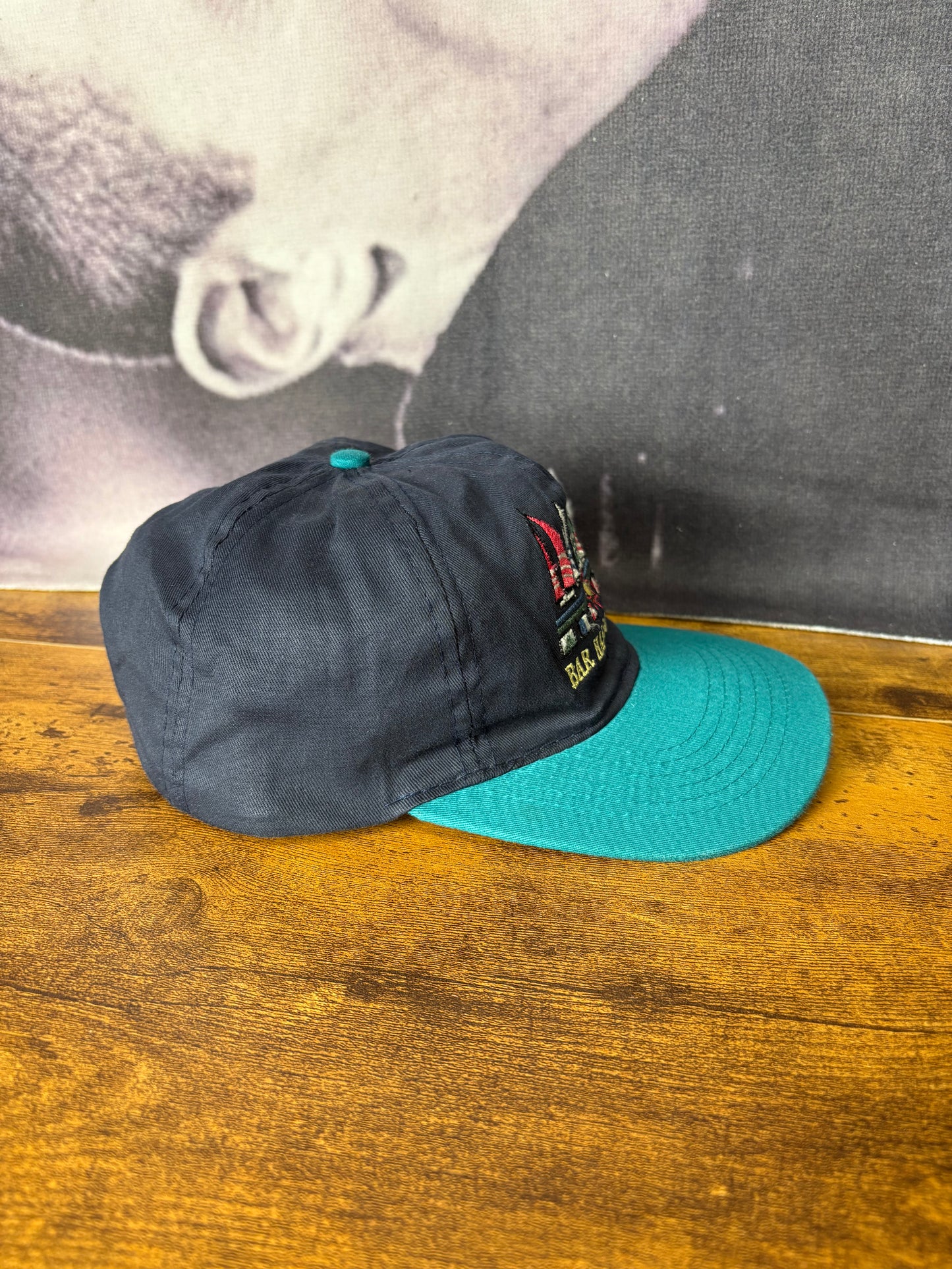 Vintage Maine USA Navy + Turquoise Trucker Hat