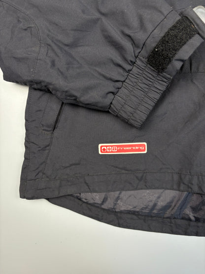 2000s No Fear Black Snowboarding Quarter Zip Jacket (L)