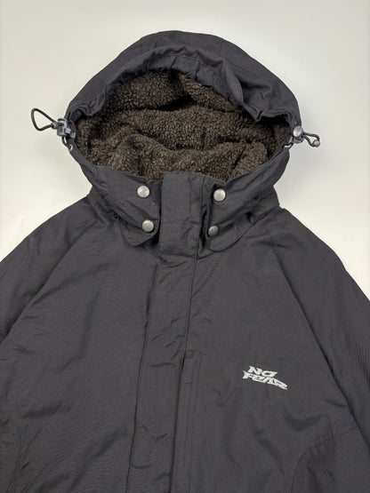 2000s No Fear Black Snowboarding Quarter Zip Jacket (L)