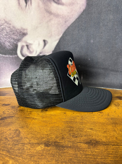 Vintage Racing Black Trucker Hat