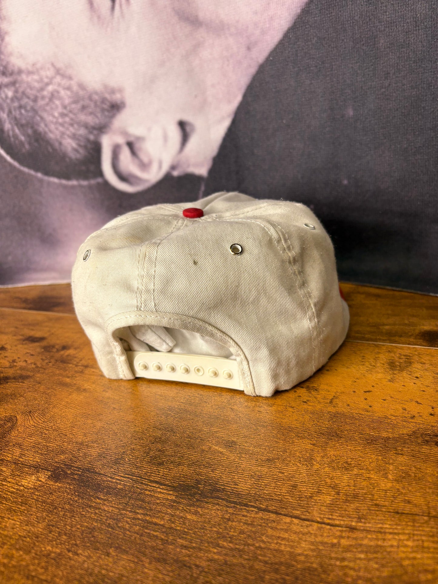 Vintage Budweiser White Floppy Trucker Hat
