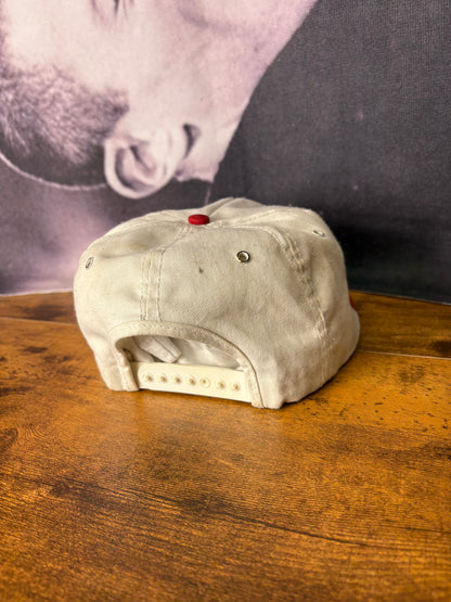 Vintage Budweiser White Floppy Trucker Hat