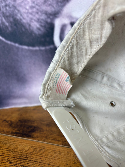 Vintage Budweiser White Floppy Trucker Hat