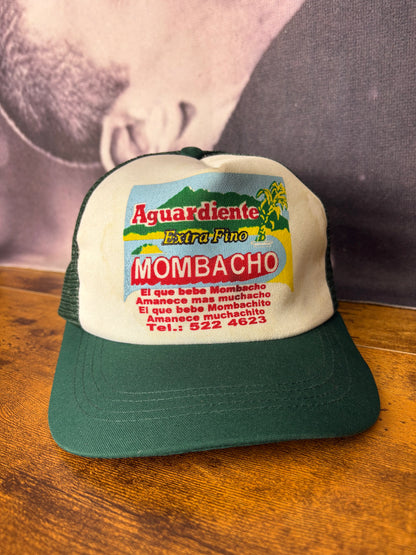 Vintage Mombacho White + Green Trucker Hat