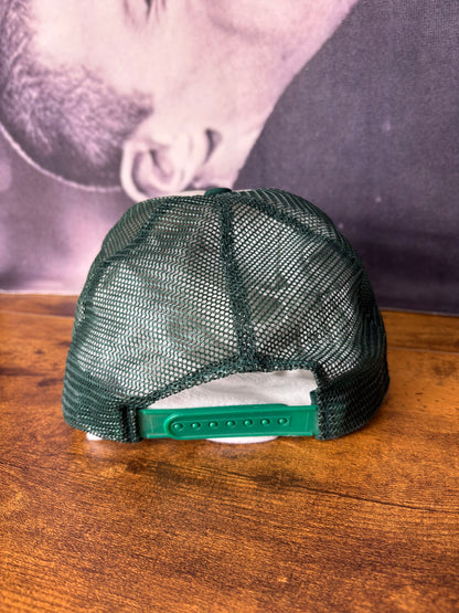 Vintage Mombacho White + Green Trucker Hat